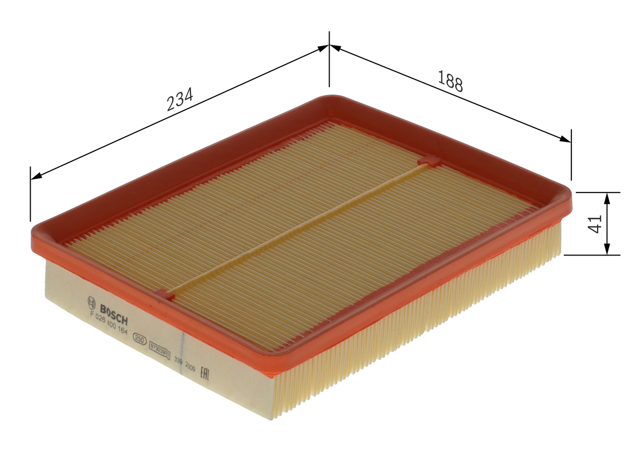 Filtro aria - F 026 400 164 BOSCH