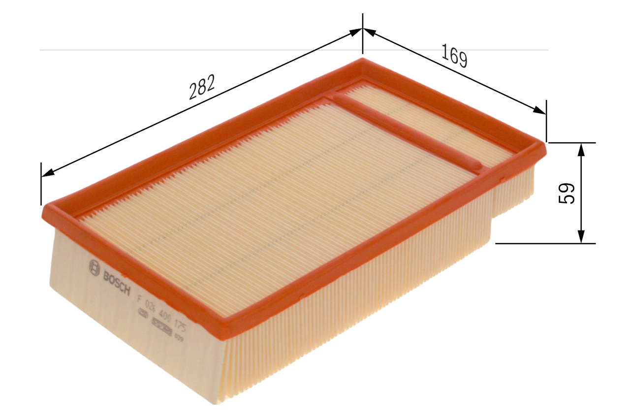Air Filter - F 026 400 175 BOSCH