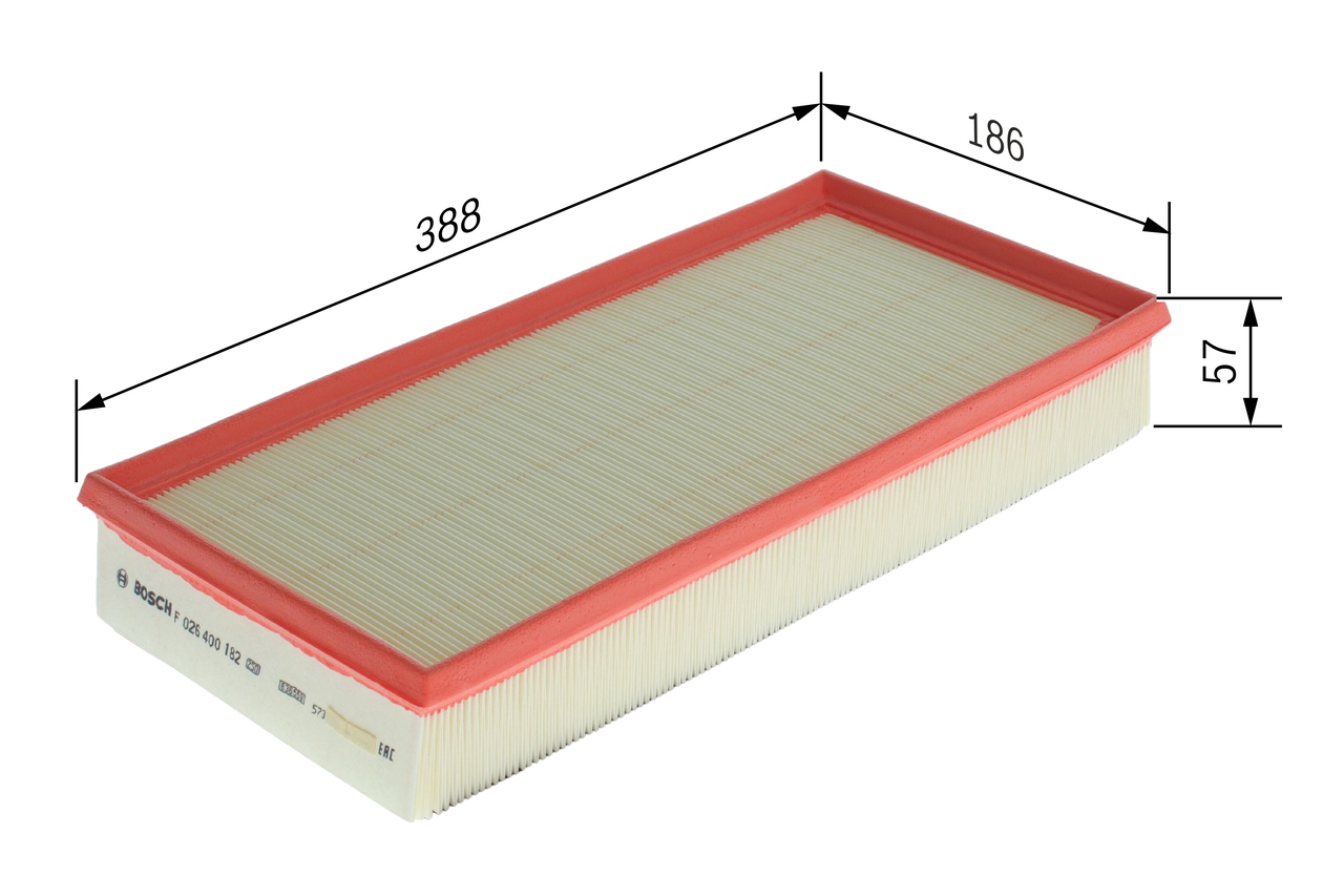 Filtro aria - F 026 400 182 BOSCH