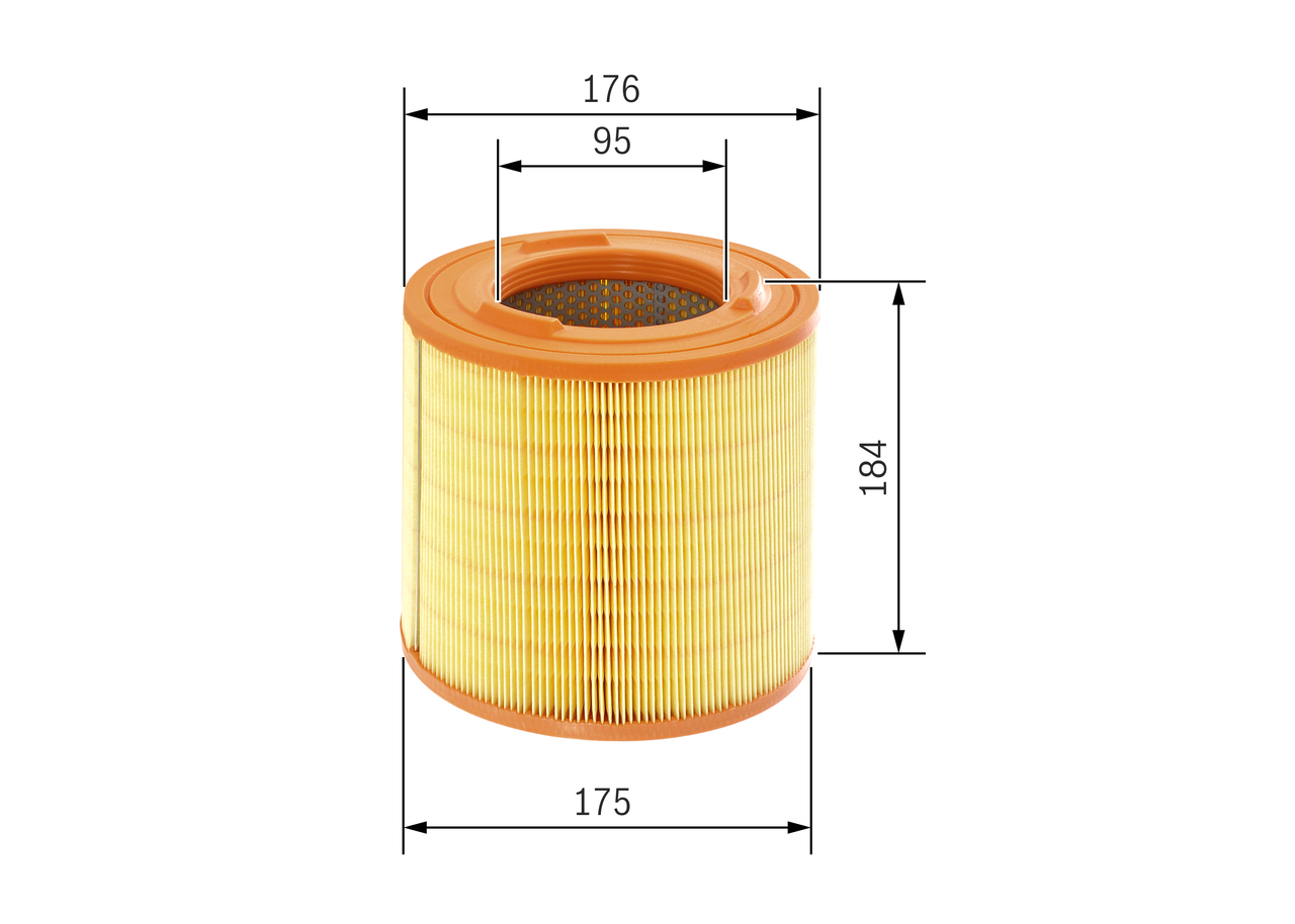Air Filter - F 026 400 183 BOSCH