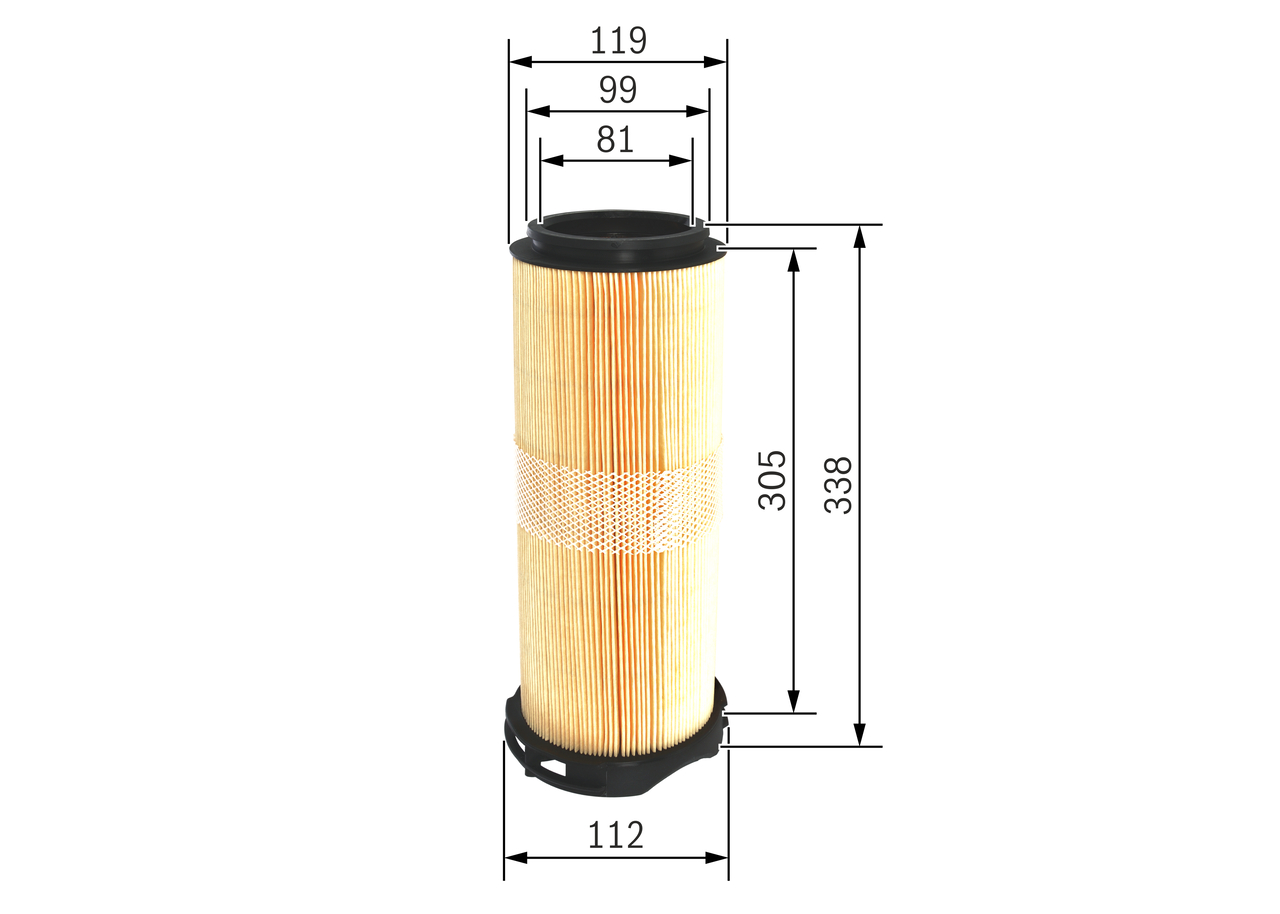 Air Filter - F 026 400 214 BOSCH