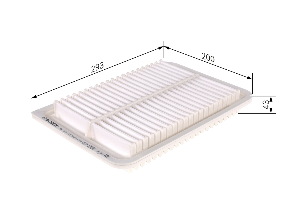 Air Filter - F 026 400 218 BOSCH