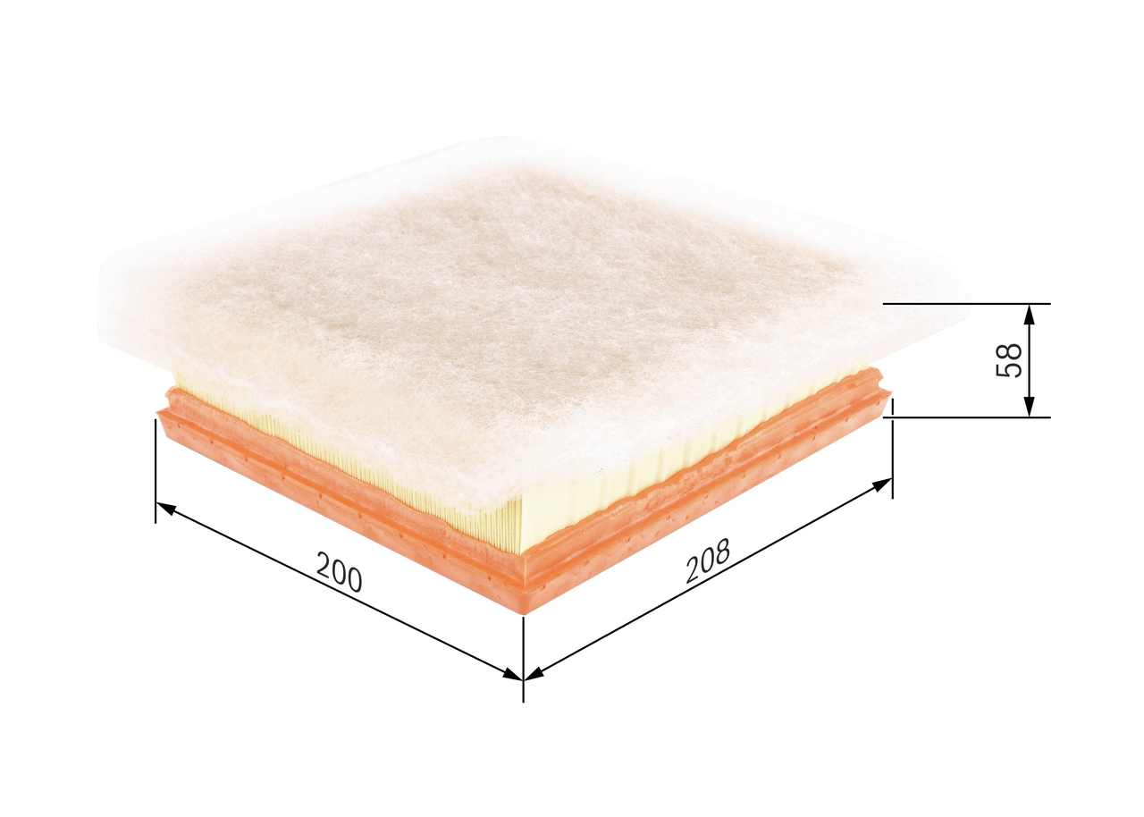 Air Filter - F 026 400 235 BOSCH