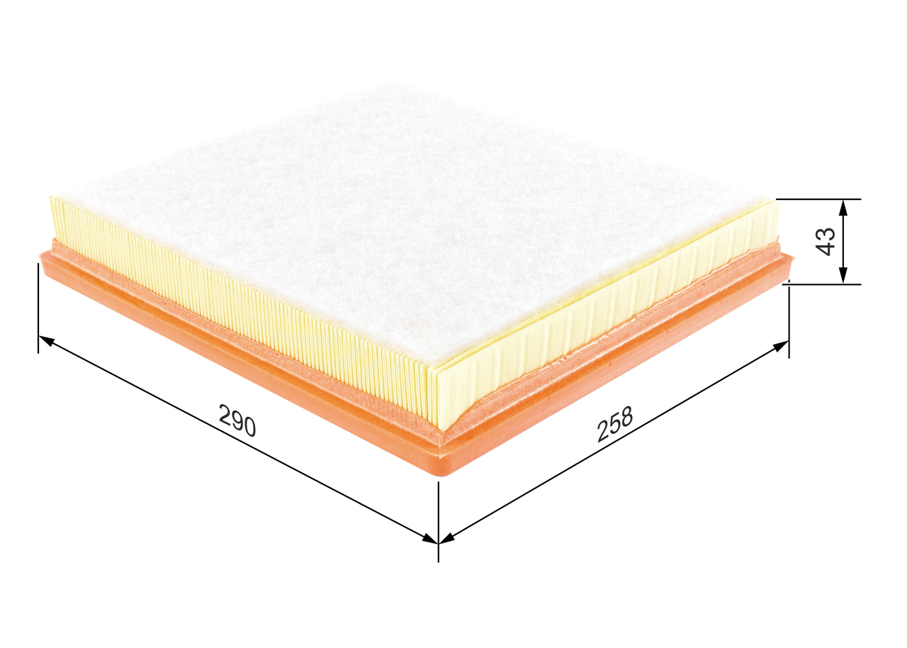 Air Filter - F 026 400 244 BOSCH