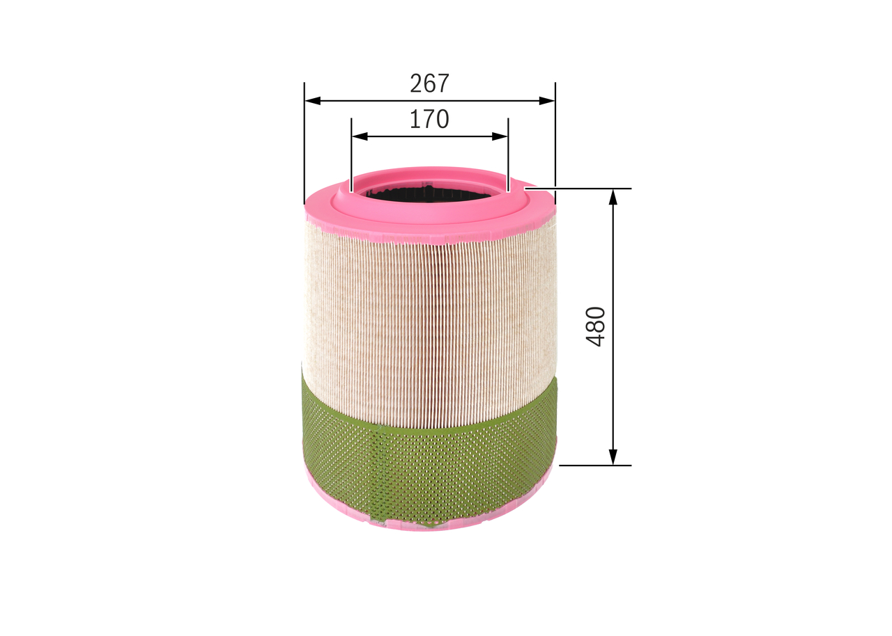 Air Filter - F 026 400 249 BOSCH