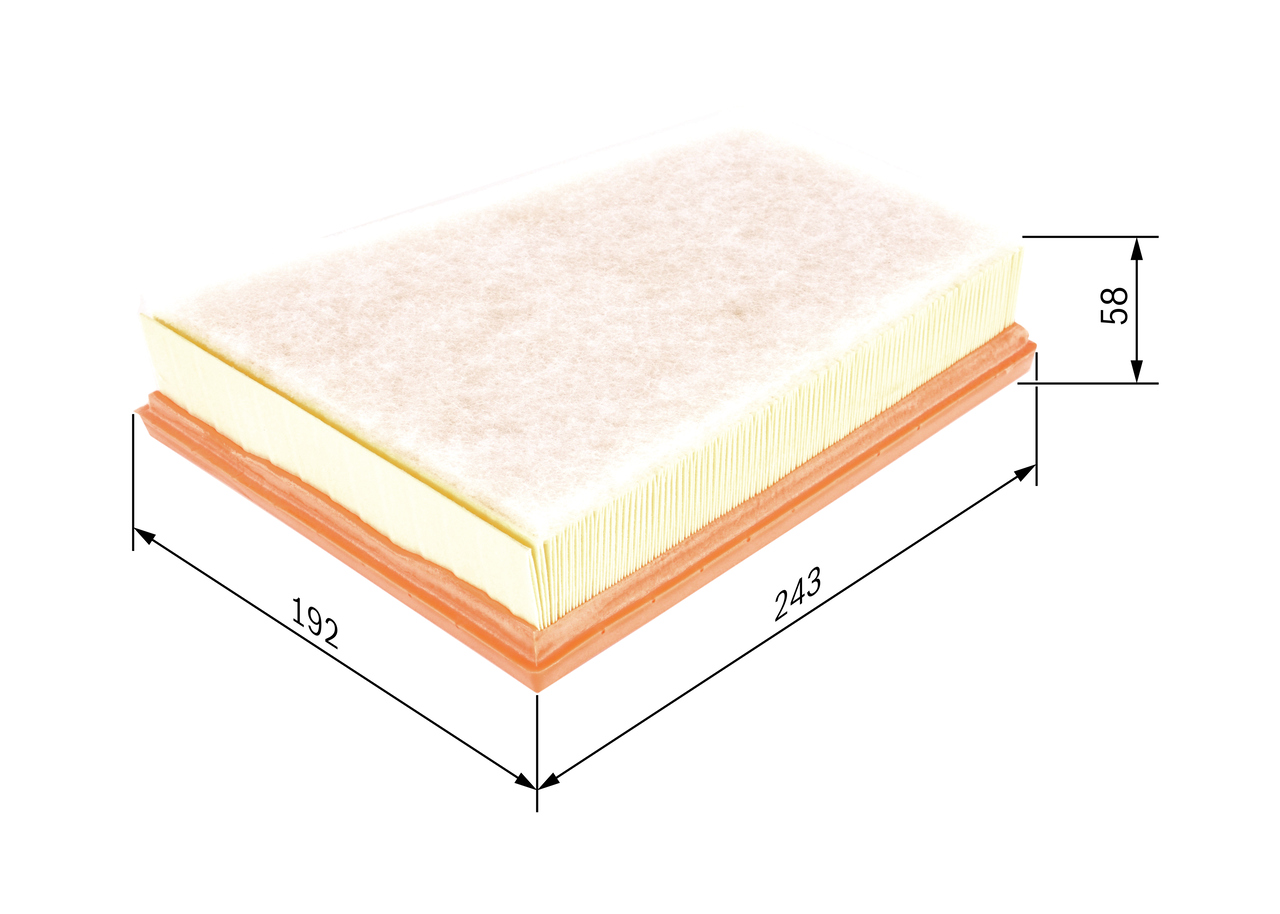 Air Filter - F 026 400 250 BOSCH