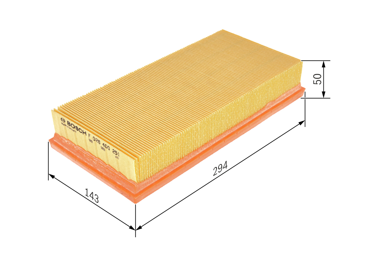 Air Filter - F 026 400 251 BOSCH
