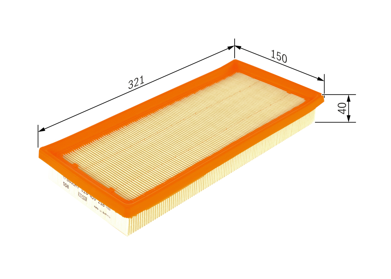 Air Filter - F 026 400 258 BOSCH