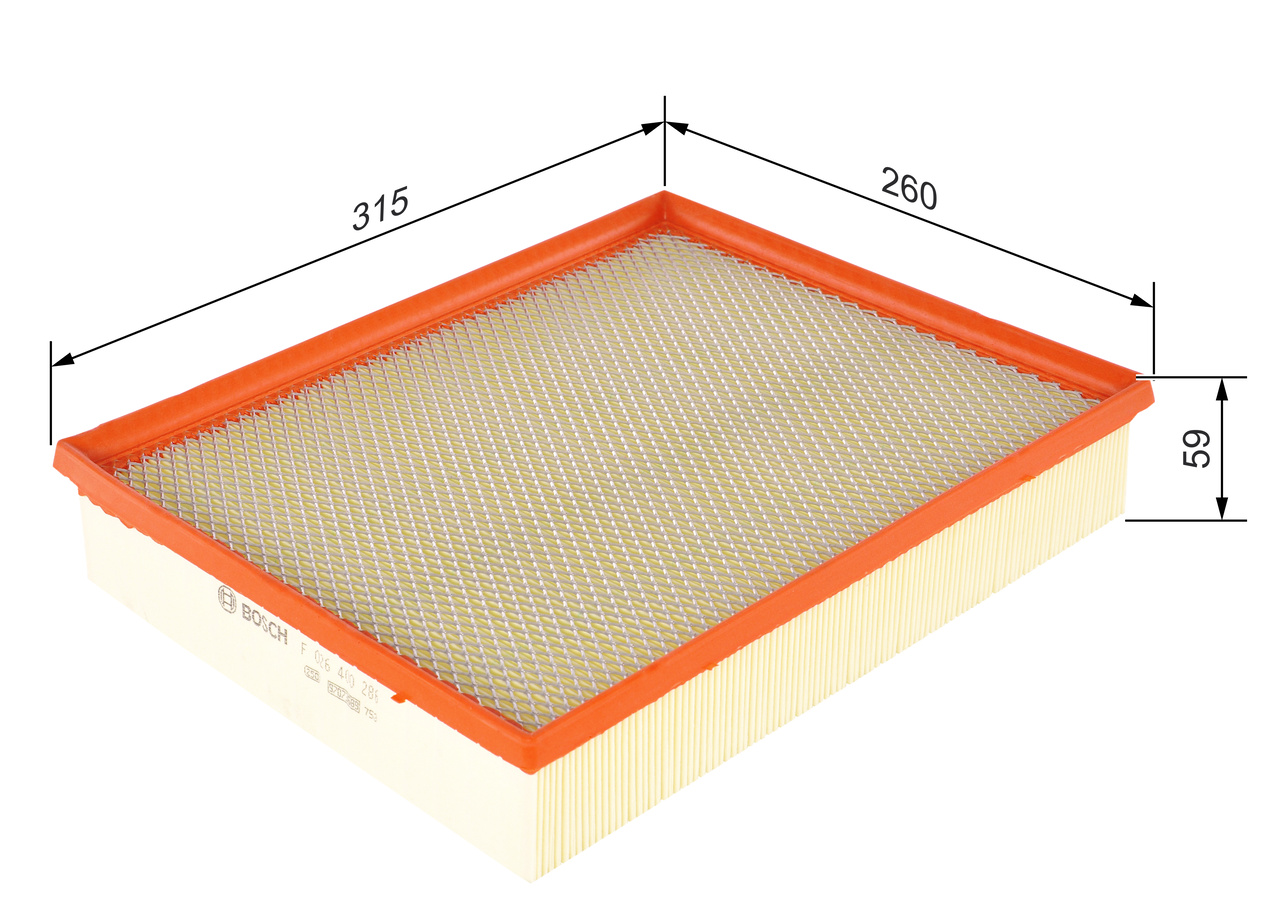 Air Filter - F 026 400 286 BOSCH