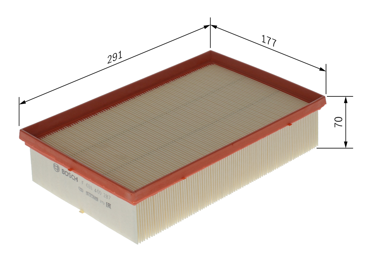 Air Filter - F 026 400 287 BOSCH