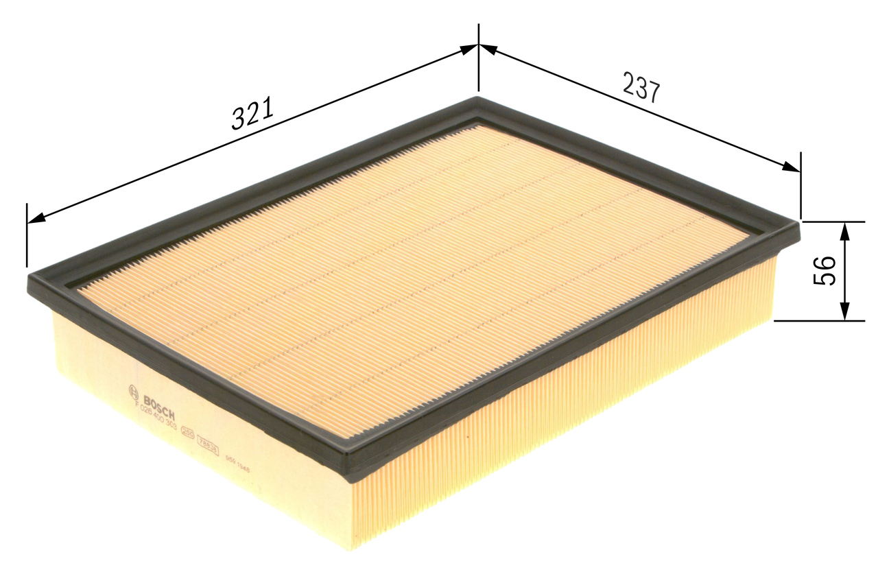 Air Filter - F 026 400 303 BOSCH