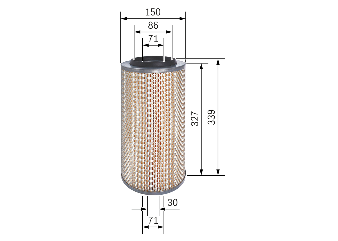 Air Filter - F 026 400 322 BOSCH