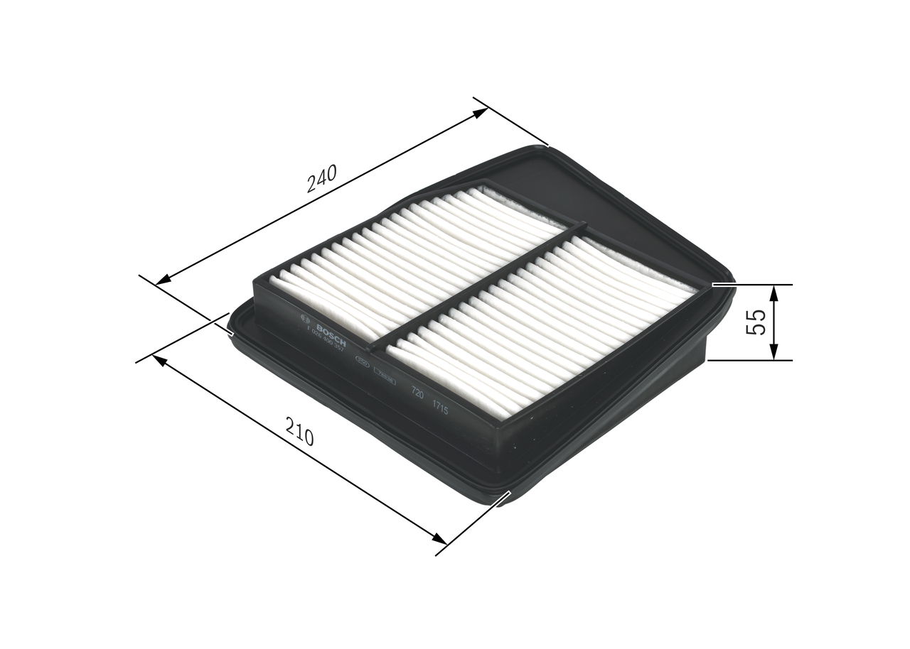 Воздушный фильтр - F 026 400 357 BOSCH