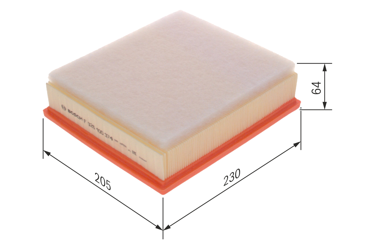 Air Filter - F 026 400 374 BOSCH