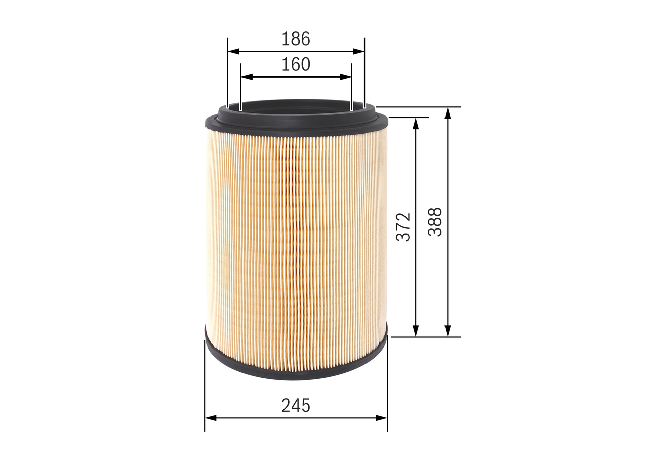 Air Filter - F 026 400 411 BOSCH