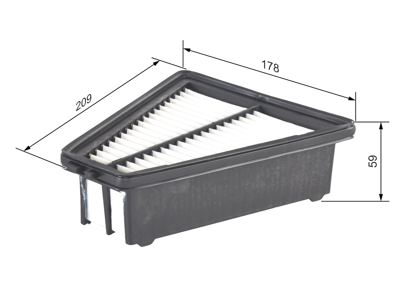 Air Filter - F 026 400 417 BOSCH