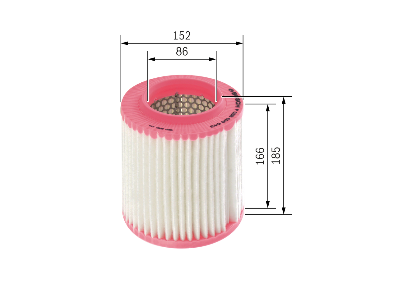 Air Filter - F 026 400 443 BOSCH