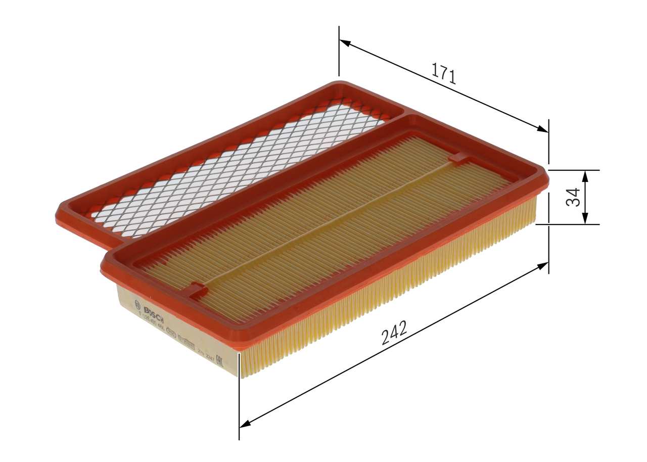 oro filtras - F 026 400 466 BOSCH