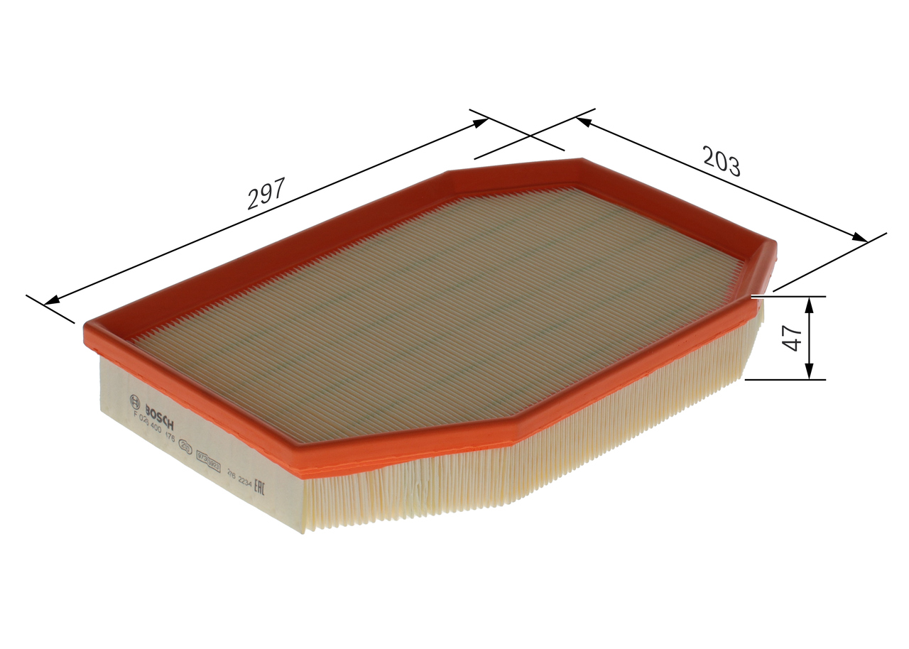 Air Filter - F 026 400 476 BOSCH