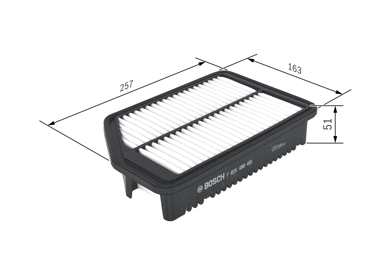 Air Filter - F 026 400 481 BOSCH