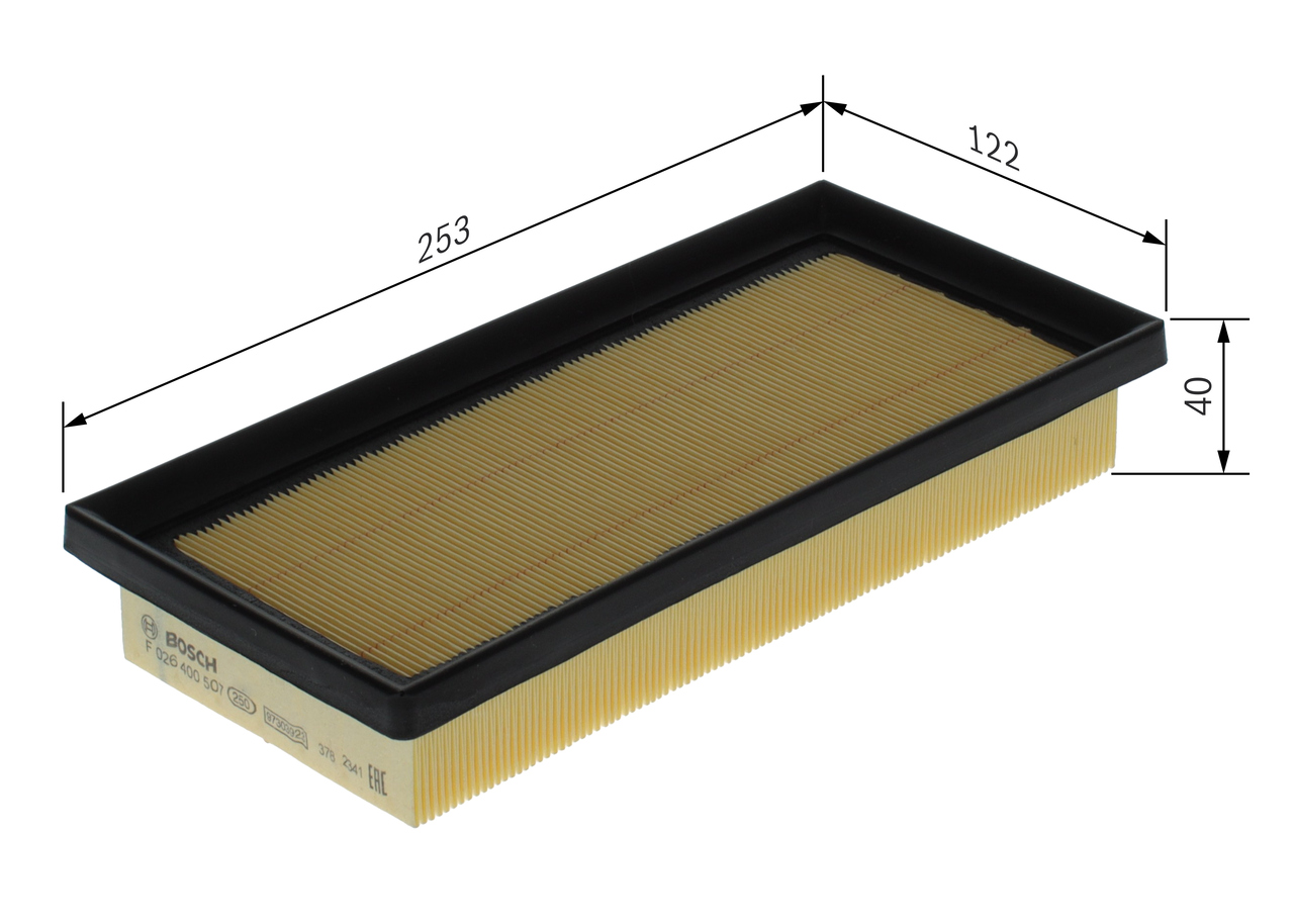 Filtro aria - F 026 400 507 BOSCH