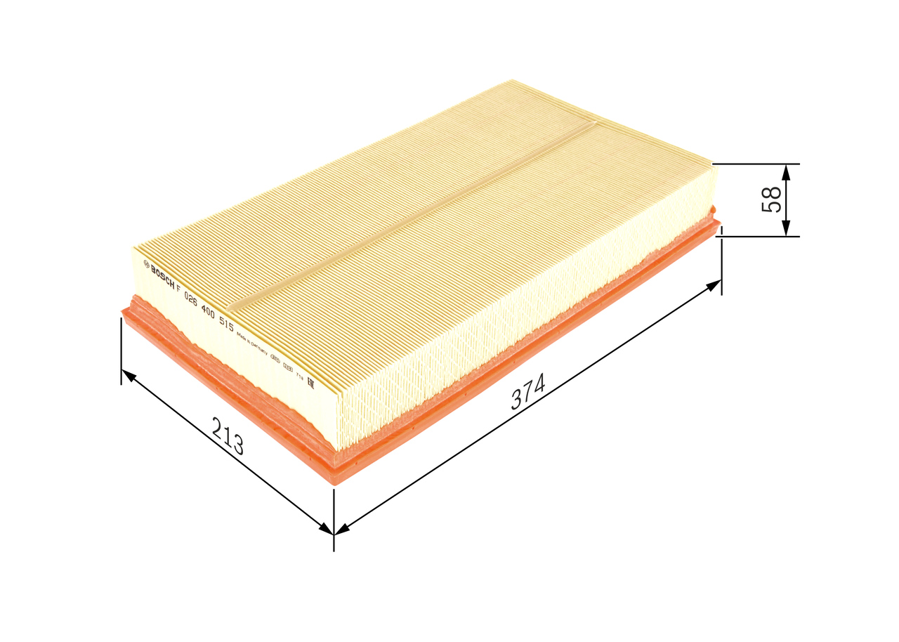 Air Filter - F 026 400 515 BOSCH