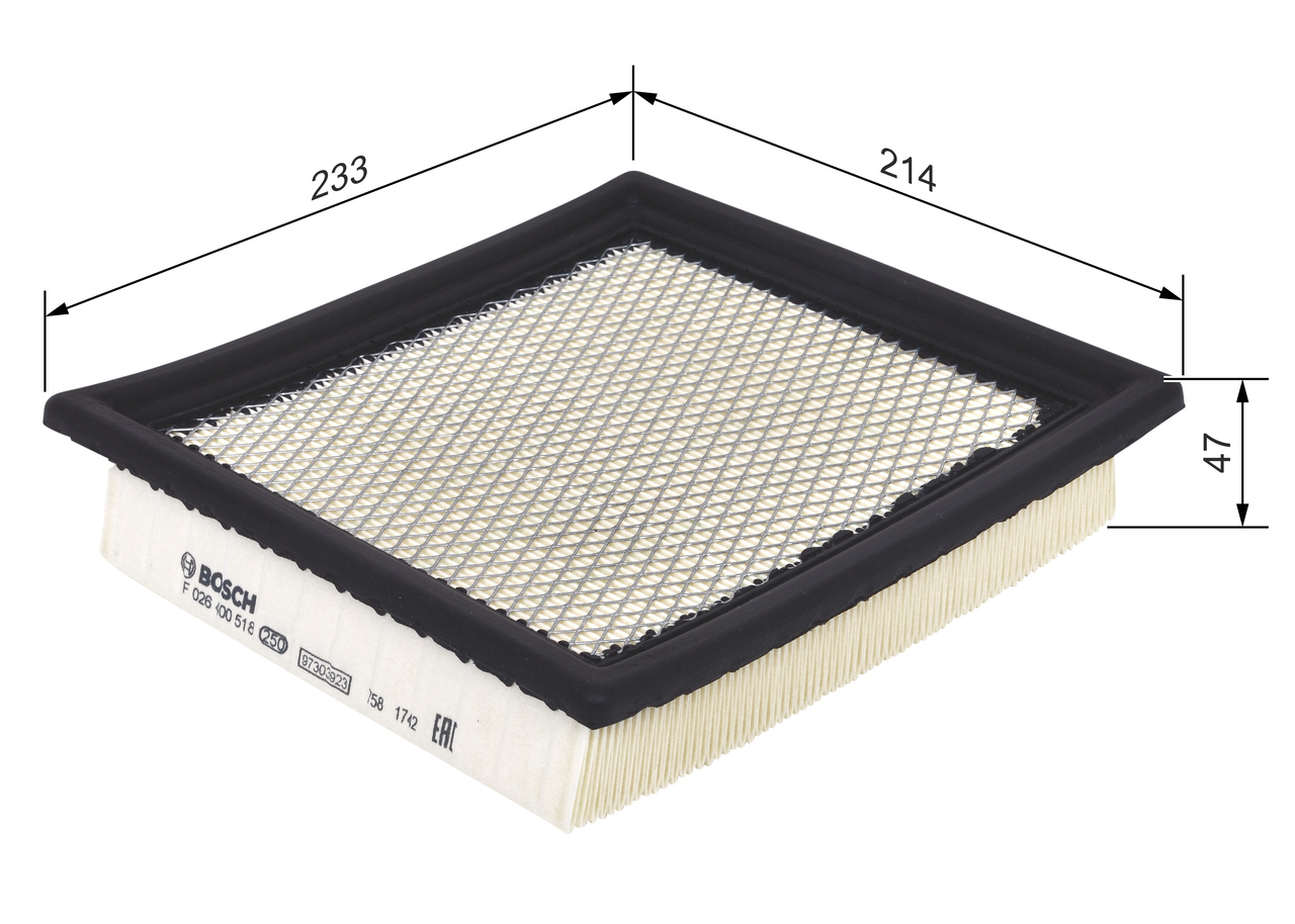 Air Filter - F 026 400 518 BOSCH
