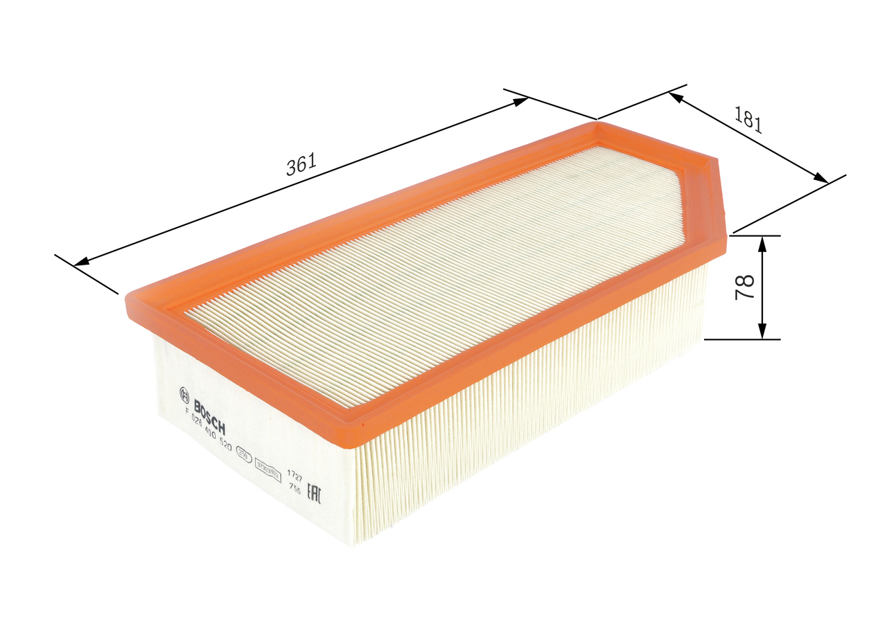 Air Filter - F 026 400 520 BOSCH