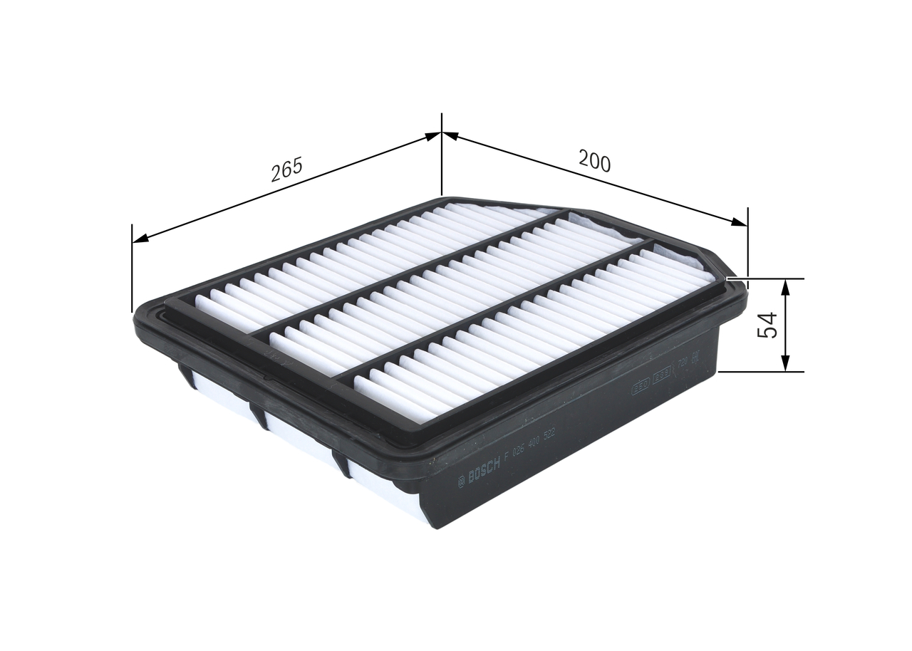 Air Filter - F 026 400 522 BOSCH