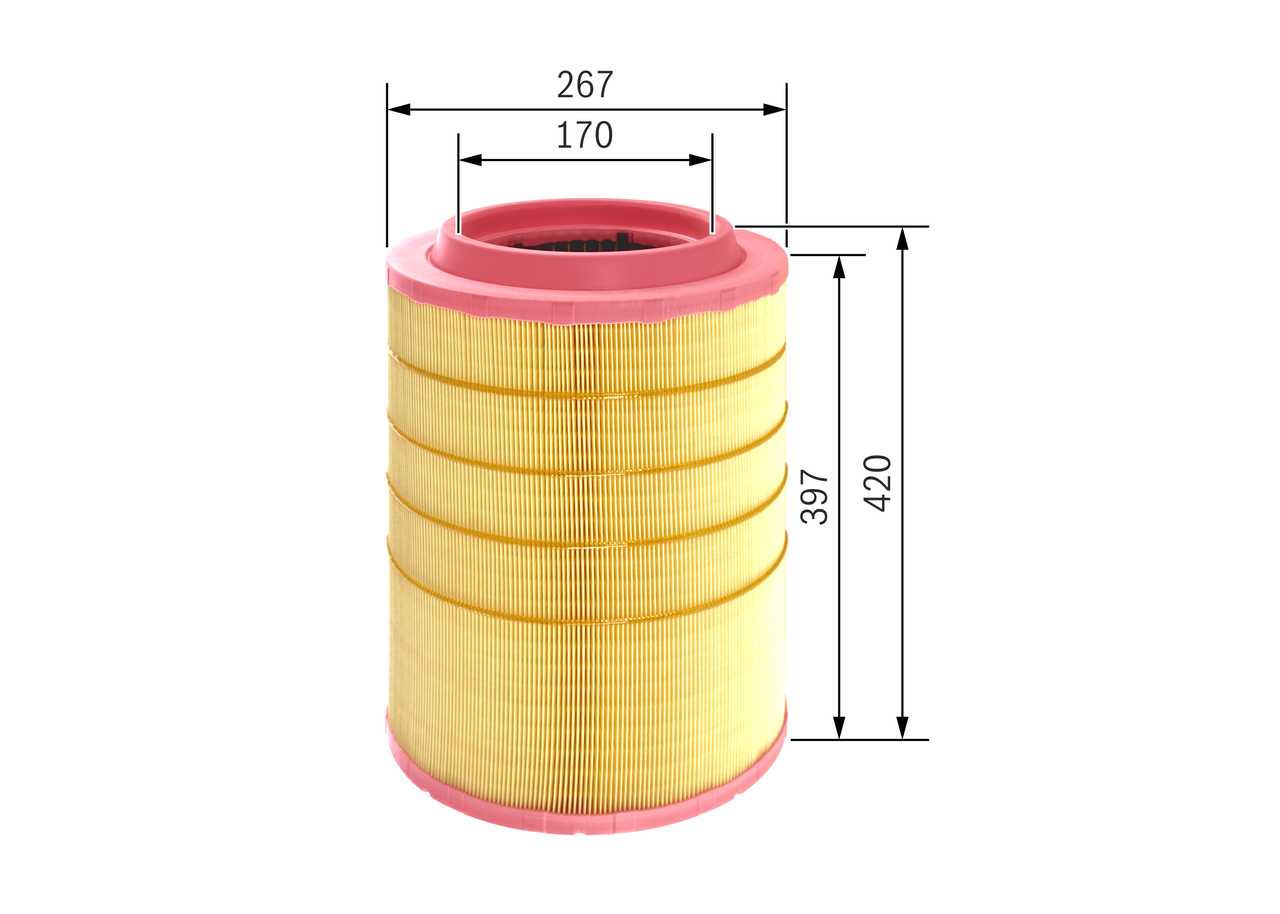 Air Filter - F 026 400 533 BOSCH