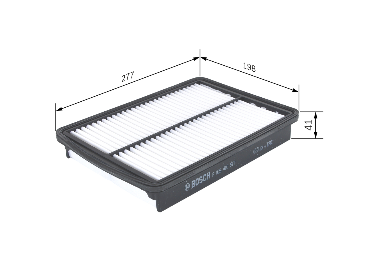 Air Filter - F 026 400 547 BOSCH