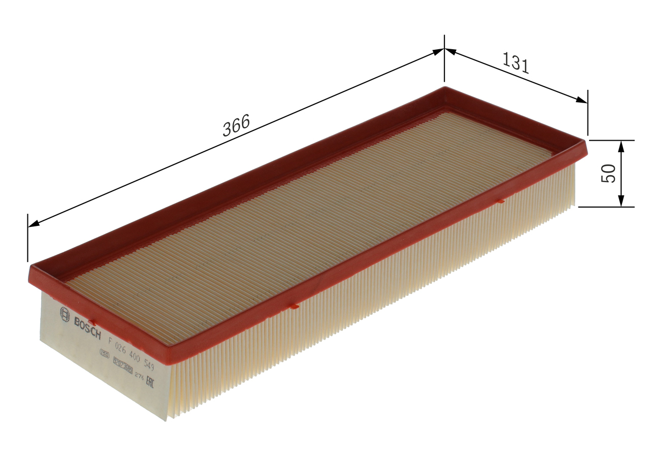 Air Filter - F 026 400 549 BOSCH