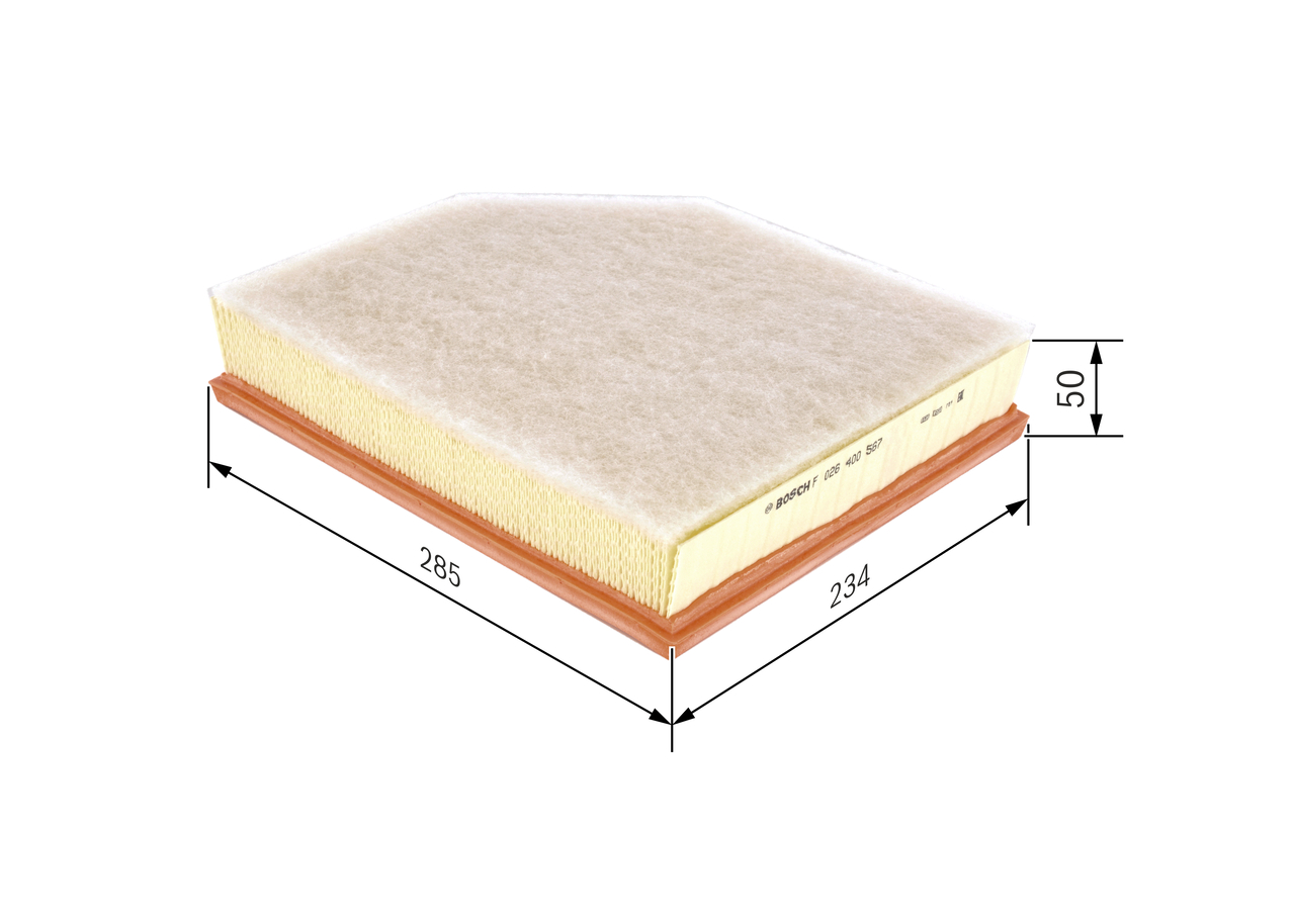 Air Filter - F 026 400 567 BOSCH
