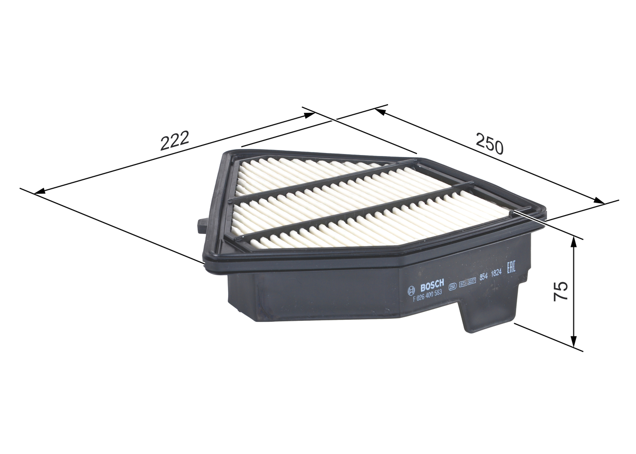 Air Filter - F 026 400 583 BOSCH