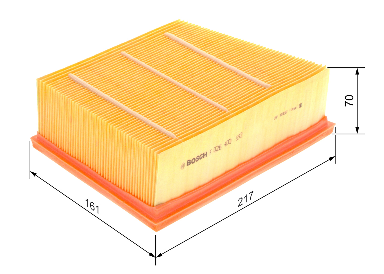 Air Filter - F 026 400 592 BOSCH