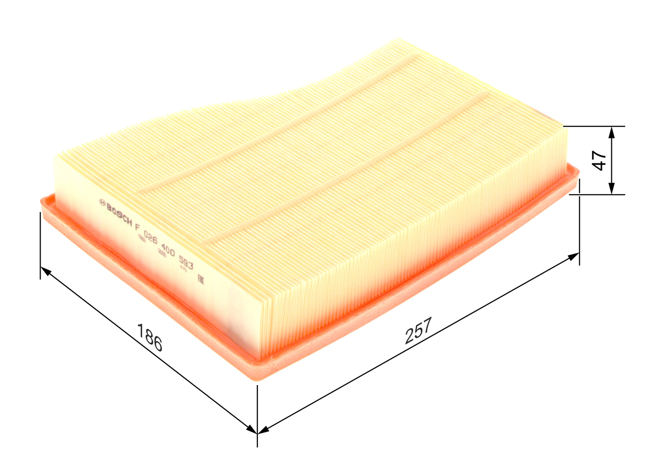 Filtro aria - F 026 400 593 BOSCH