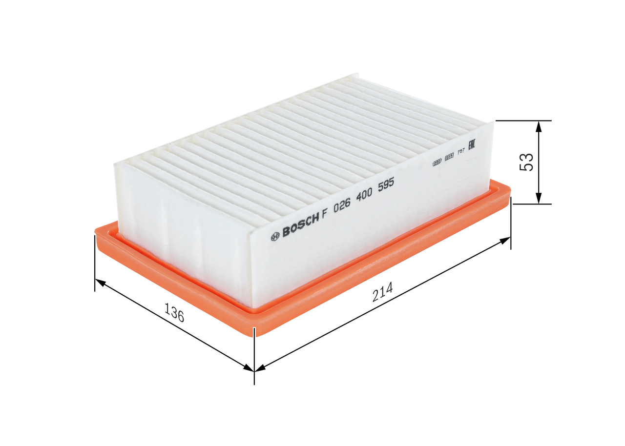 Air Filter - F 026 400 595 BOSCH