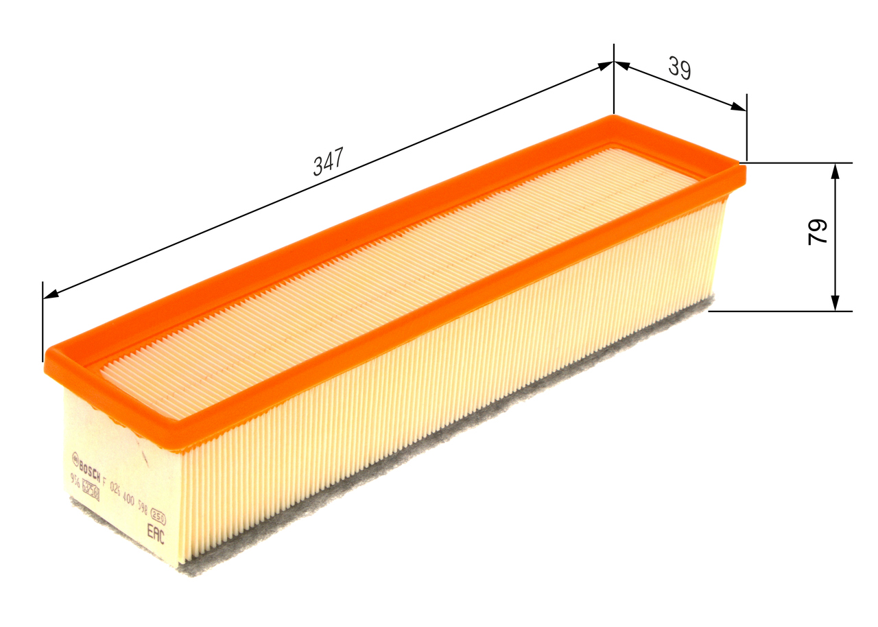 Air Filter - F 026 400 598 BOSCH