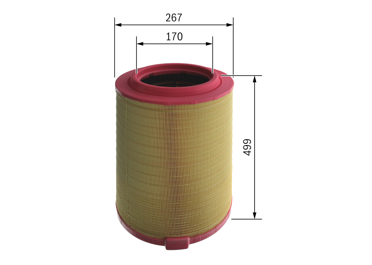 Air Filter - F 026 400 641 BOSCH