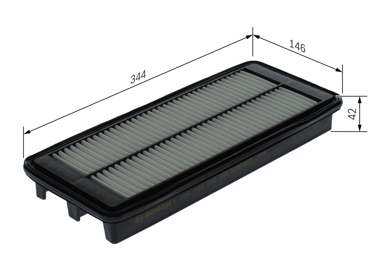 Filtro aria - F 026 400 666 BOSCH