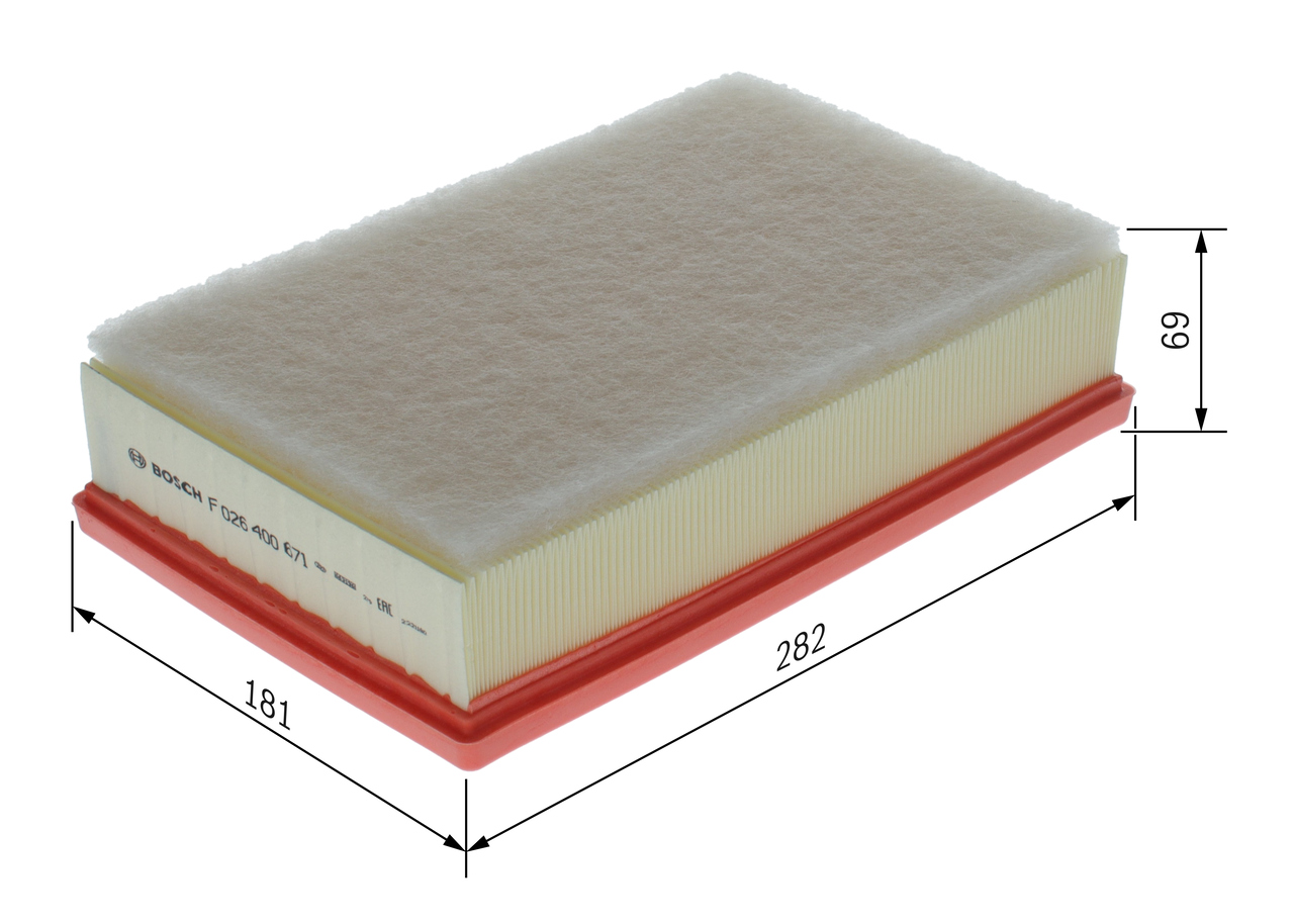 Air Filter - F 026 400 671 BOSCH