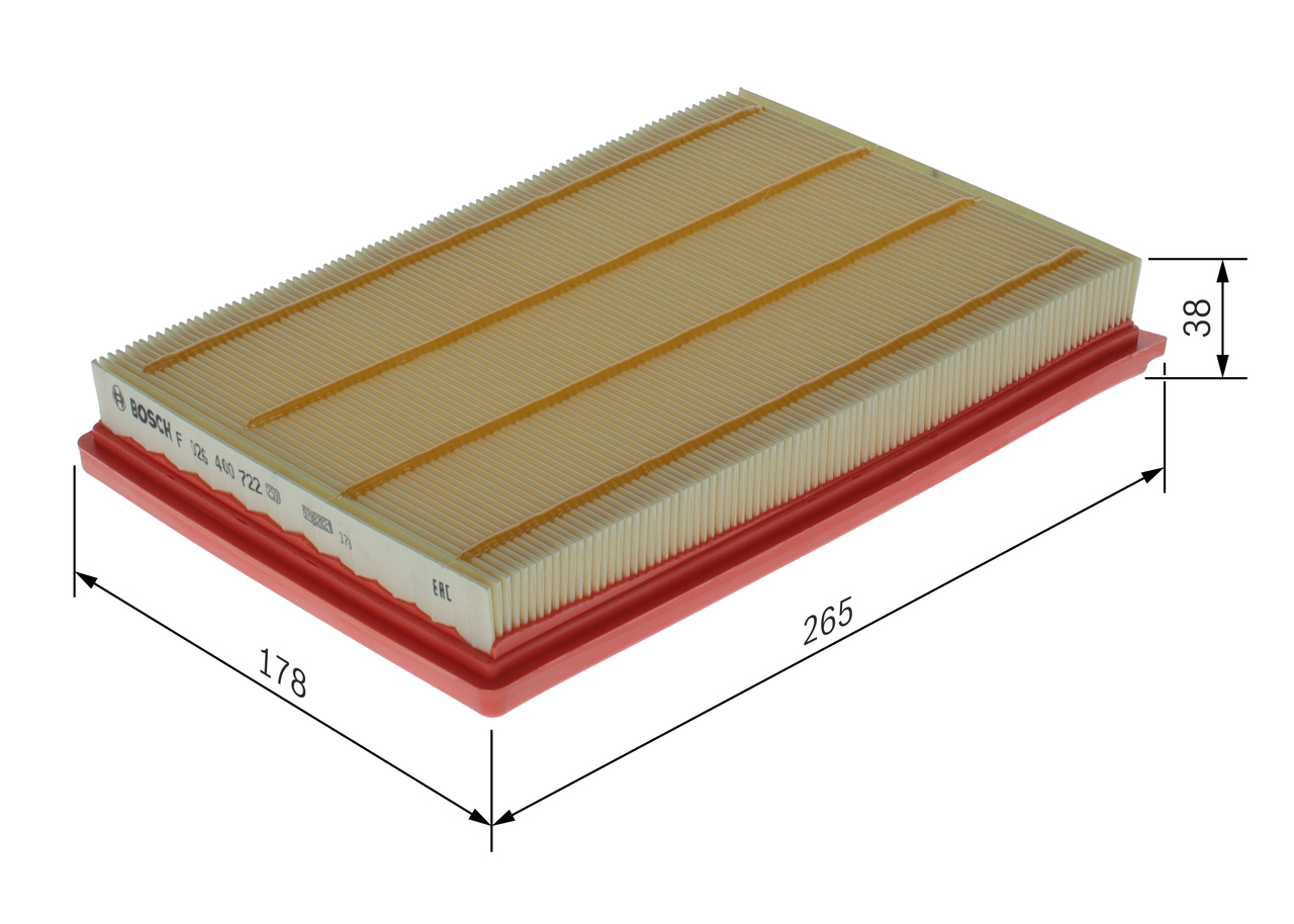 Air Filter - F 026 400 722 BOSCH