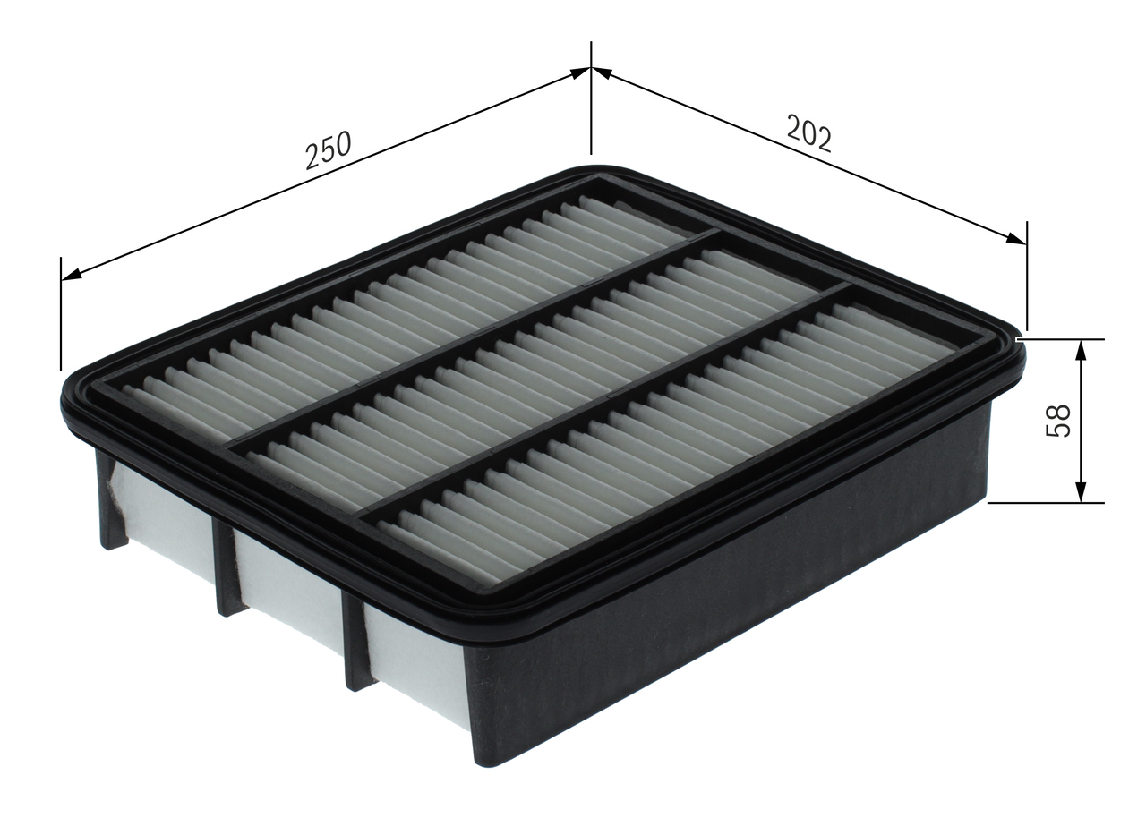 Air Filter - F 026 400 744 BOSCH