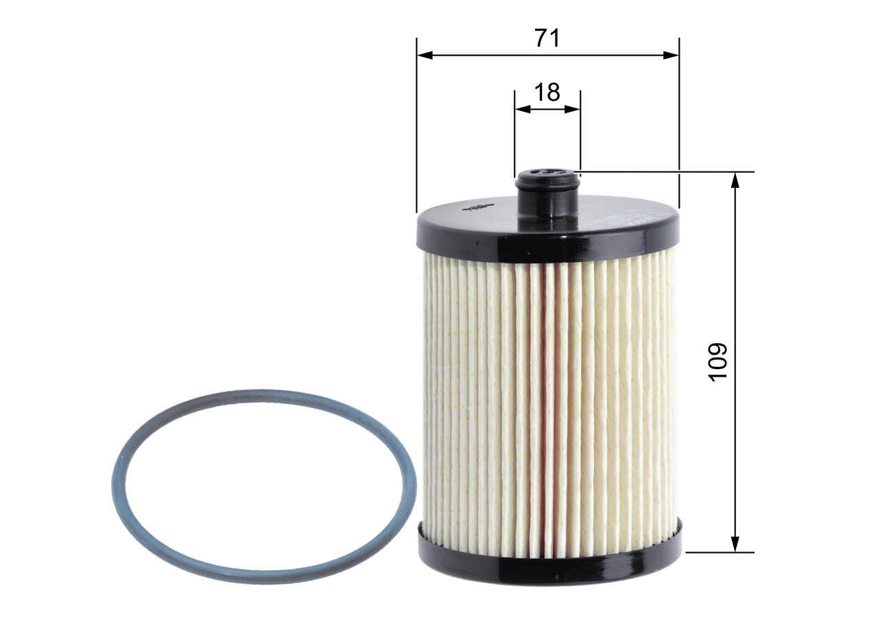 Топливный фильтр - F 026 402 005 BOSCH