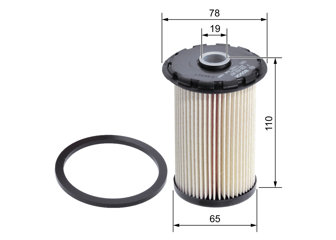 Fuel filter - F 026 402 007 BOSCH