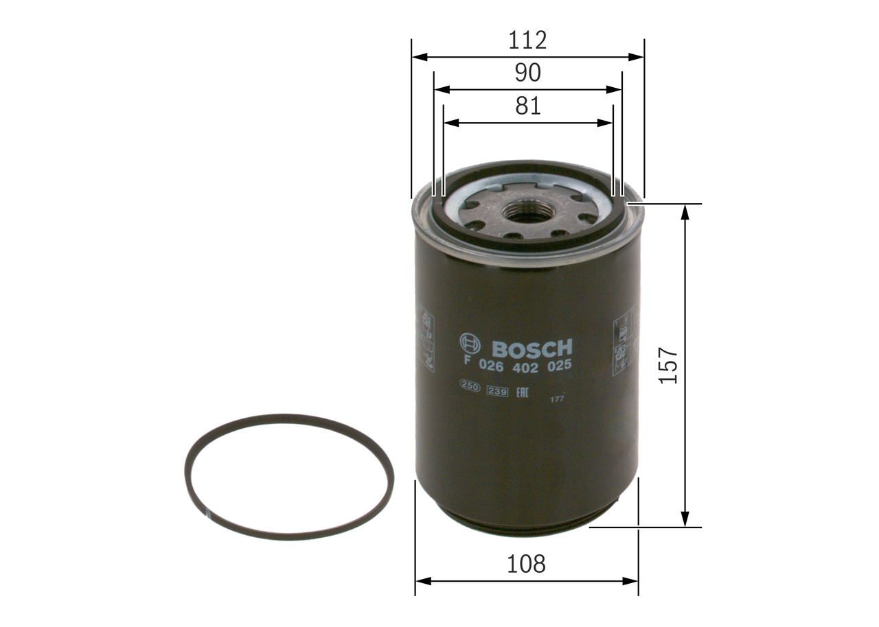 Fuel filter - F 026 402 025 BOSCH
