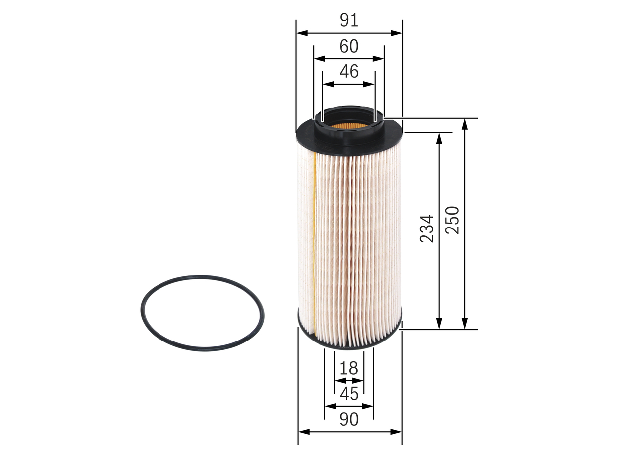 Fuel filter - F 026 402 031 BOSCH