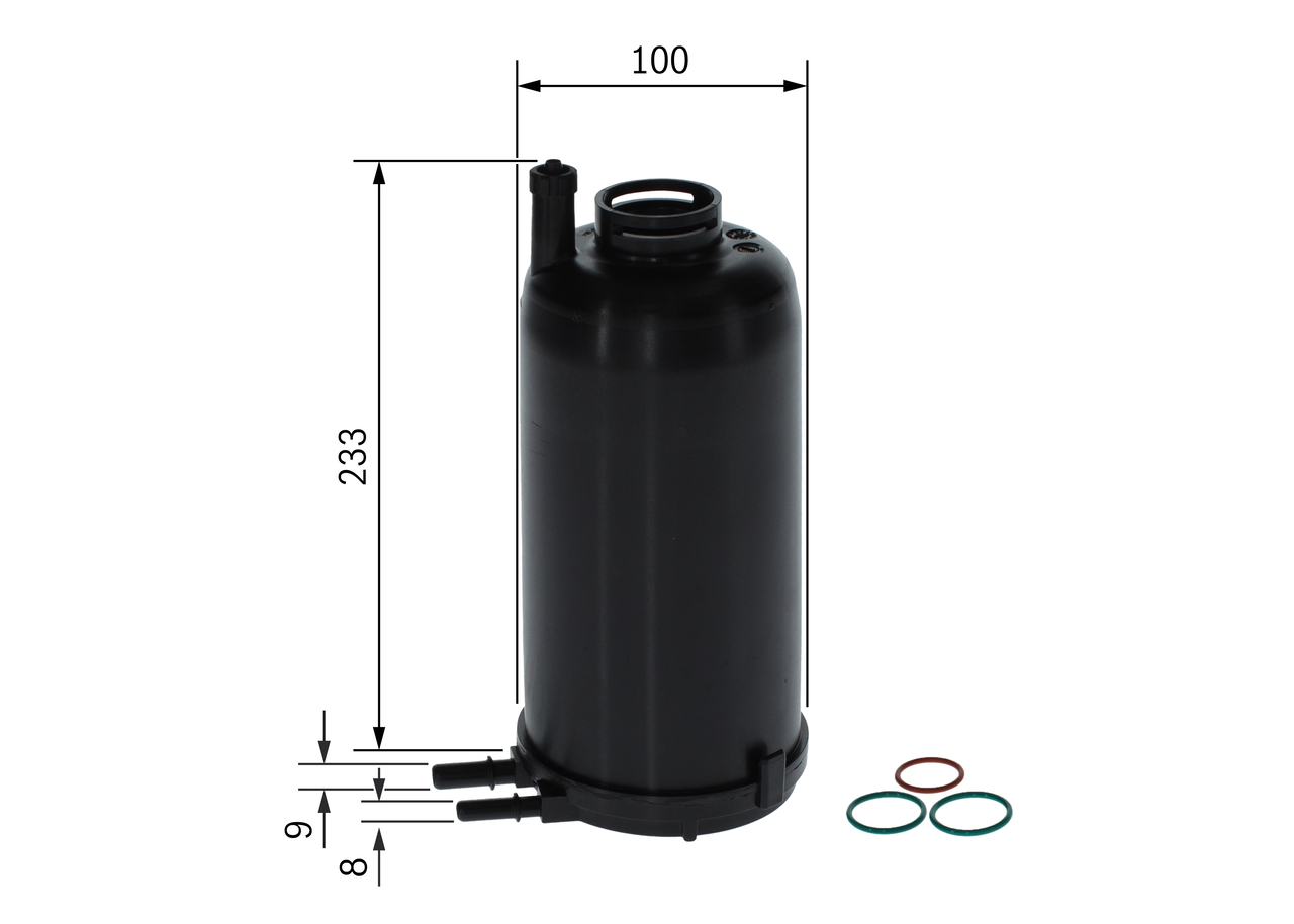 Fuel filter - F 026 402 045 BOSCH