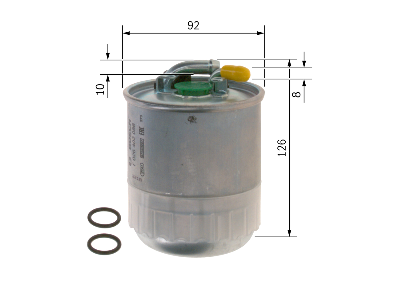 Fuel filter - F 026 402 056 BOSCH