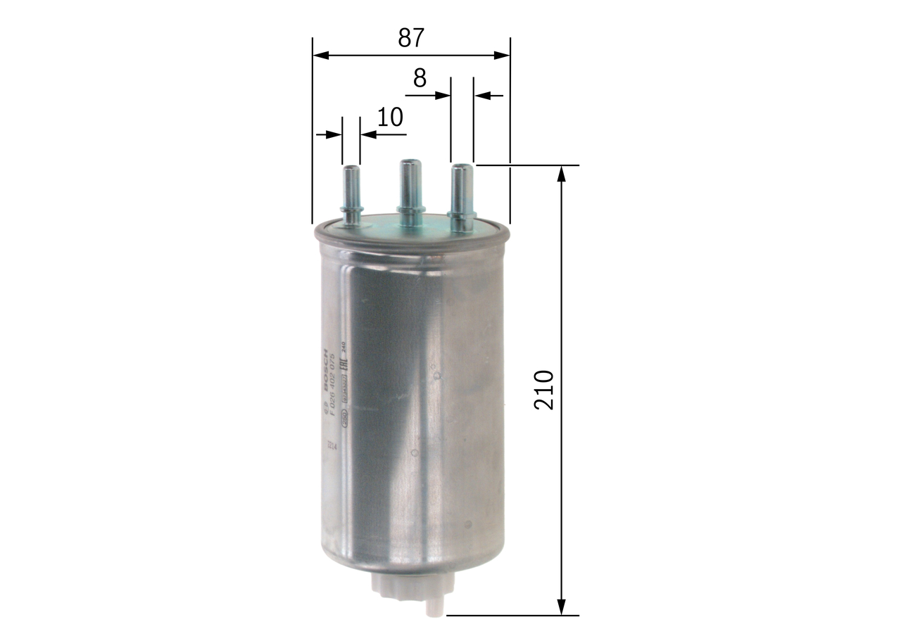 Fuel filter - F 026 402 075 BOSCH